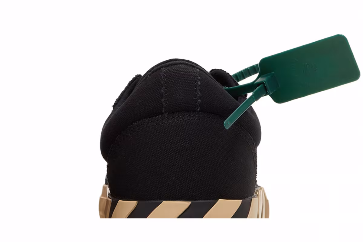 Off-White Vulc Sneaker Black Beige, view 8