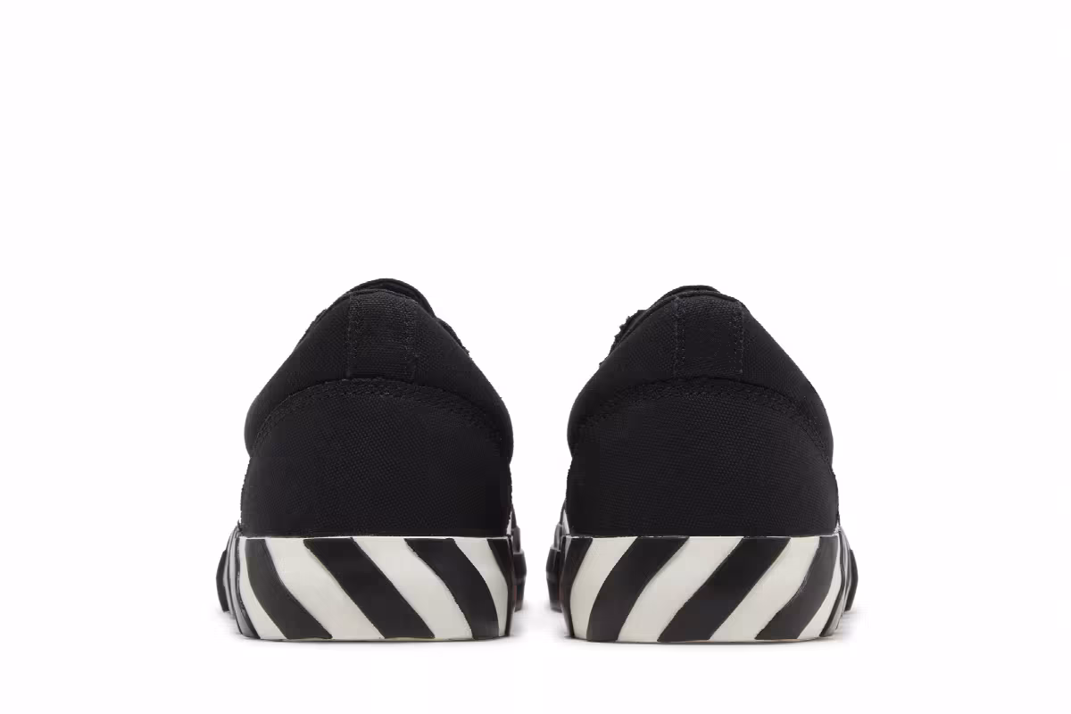Off-White Vulc Sneaker Black White, view 7