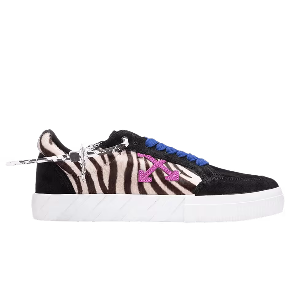 Off-White Vulc Sneaker Low Zebra Pony Hair