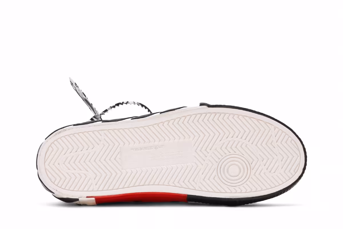 Off-White Women's Vulc Sneaker White Black, view 5