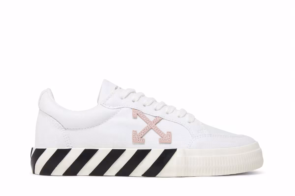 Off-White Women's Vulc Sneaker White Pink 2023, view 2