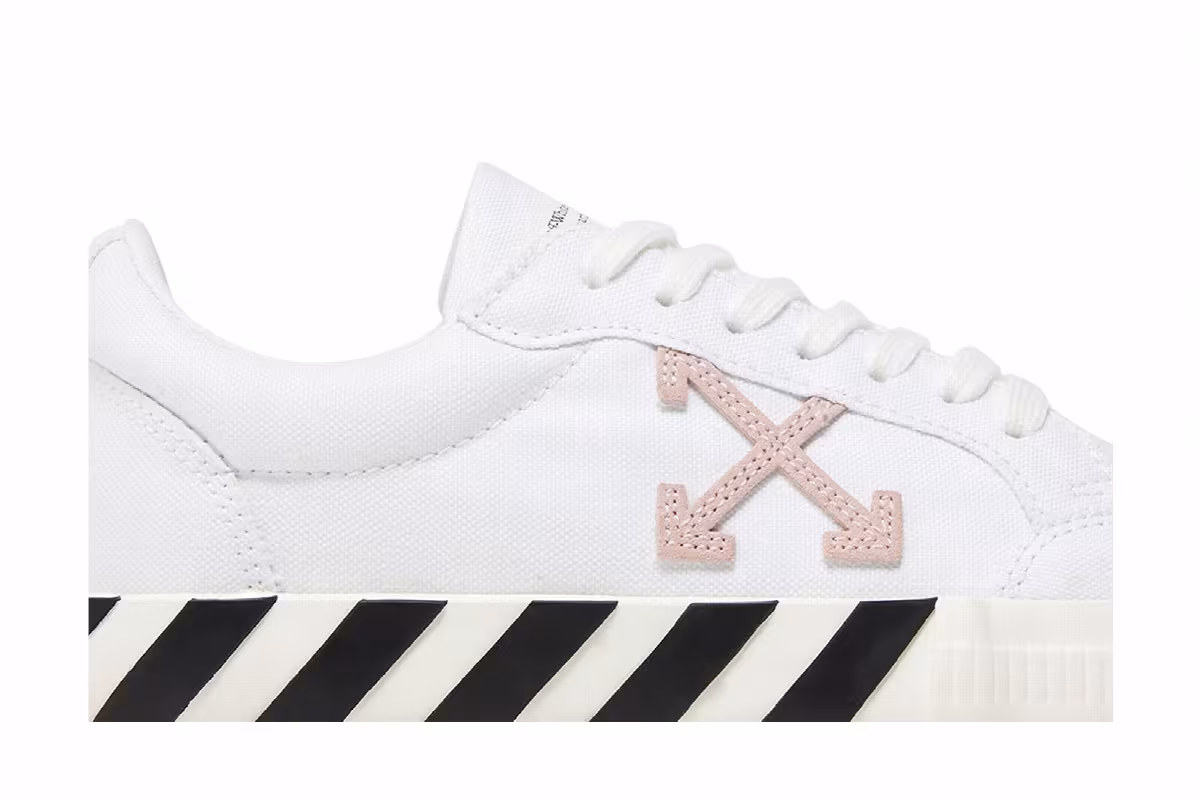 Off-White Women's Vulc Sneaker White Pink 2023, view 3