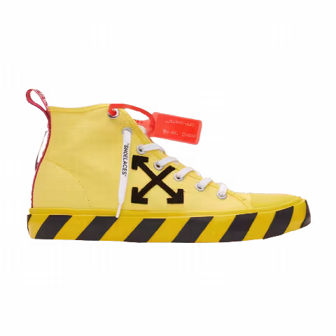 Off-White Vulc Sneaker Mid 'Yellow Black'