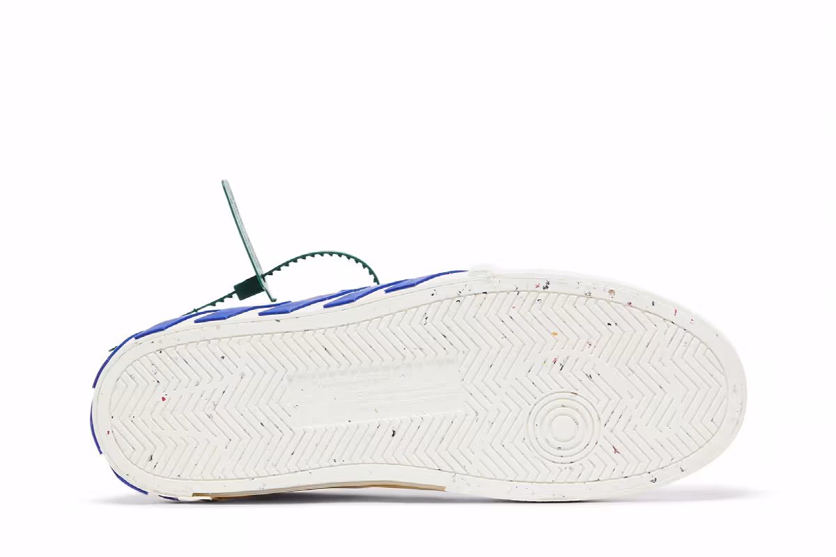 Off-White Vulc Sneaker White Navy Blue, view 5