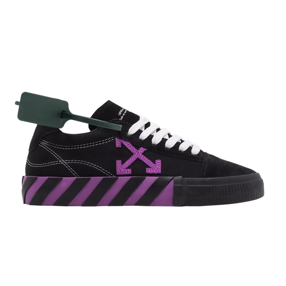 Off-White Women's Vulc Low Black Fuchsia