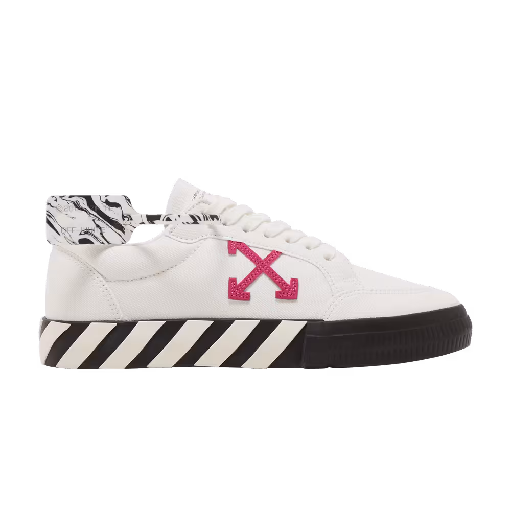 Off-White Women's Vulc Eco Sneaker White Fuchsia