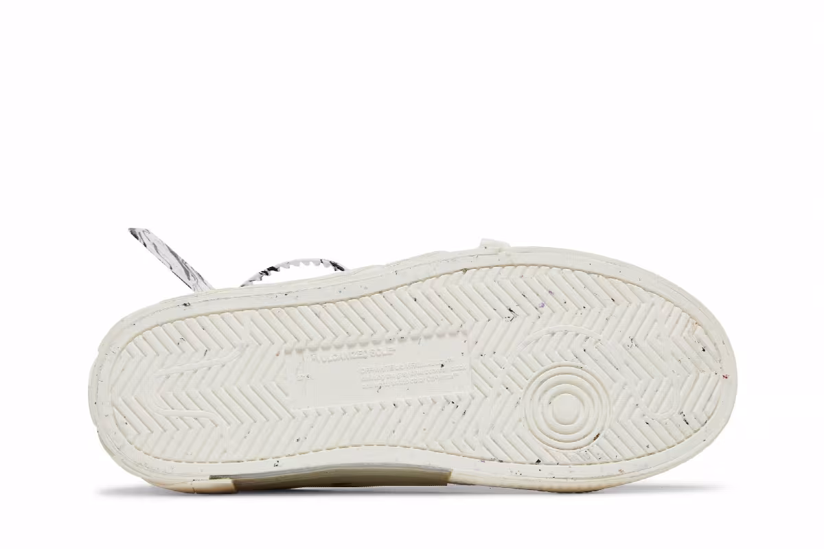Off-White Women's Vulc Eco Sneaker White Navy Blue, view 5