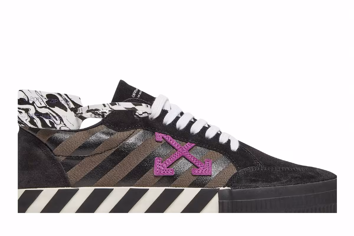 Off-White Vulc Sneaker Black Multi, view 3
