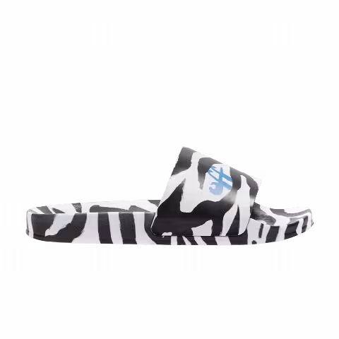 Off-White Wmns Pool Sliders 'Zebra'