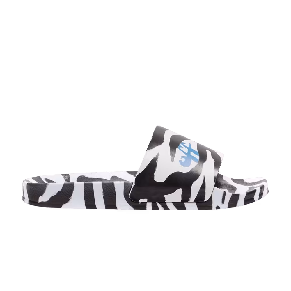 Off-White Women's Pool Sliders Zebra