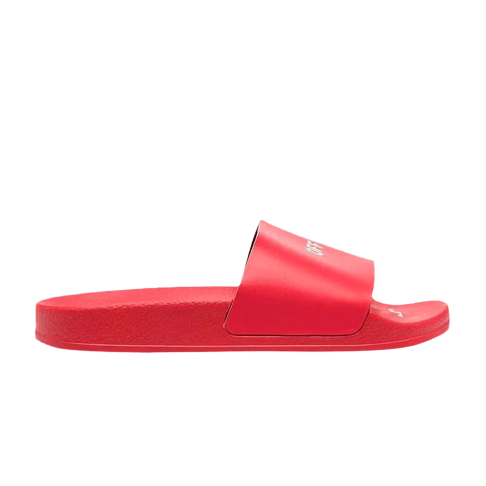 Off-White Women's Pool Sliders Red