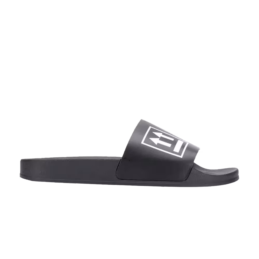 Off-White Sliders Double Arrows - Black White