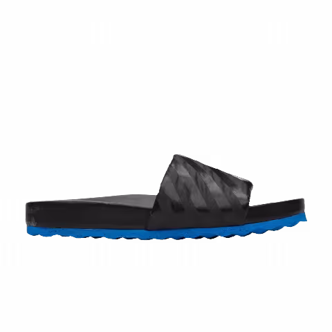 Off-White Sliders 'Diagonal Stripes - Black Blue'