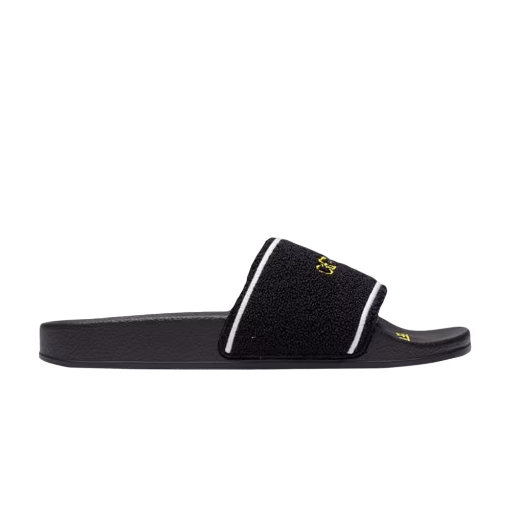 Off-White Logo Sliders Towel - Black Yellow