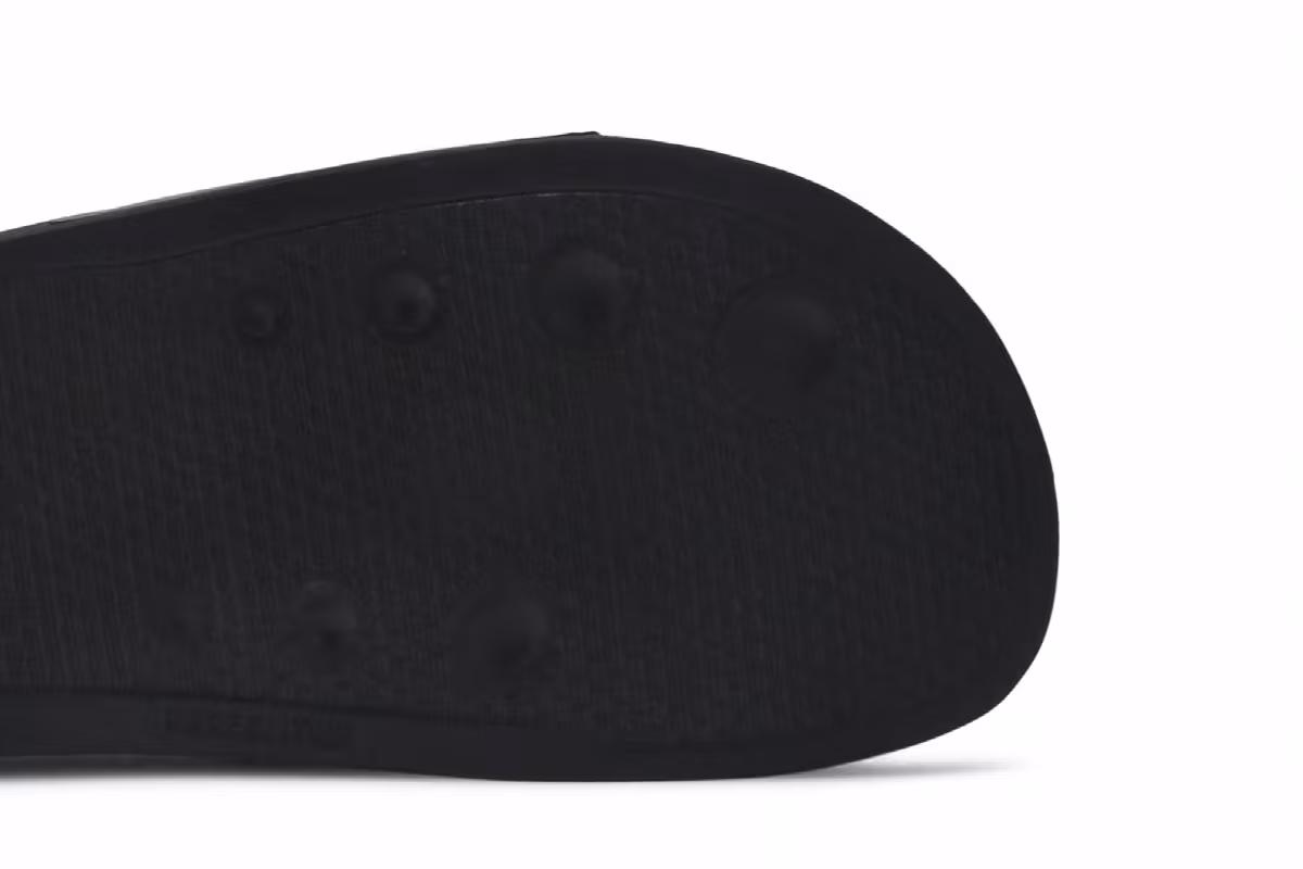 Off-White Print Sliders Black, view 6