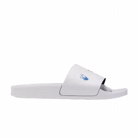 Off-White Logo Sliders 'White Blue'
