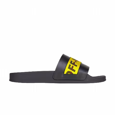 Off-White Industrial Sliders 'Black Yellow' S/S 2019