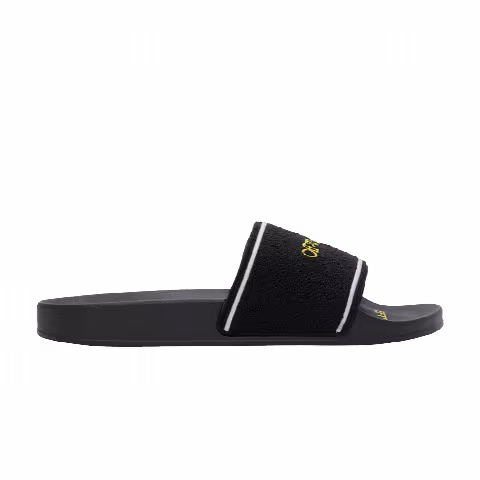 Off-White Sliders 'Towel - Black Yellow'