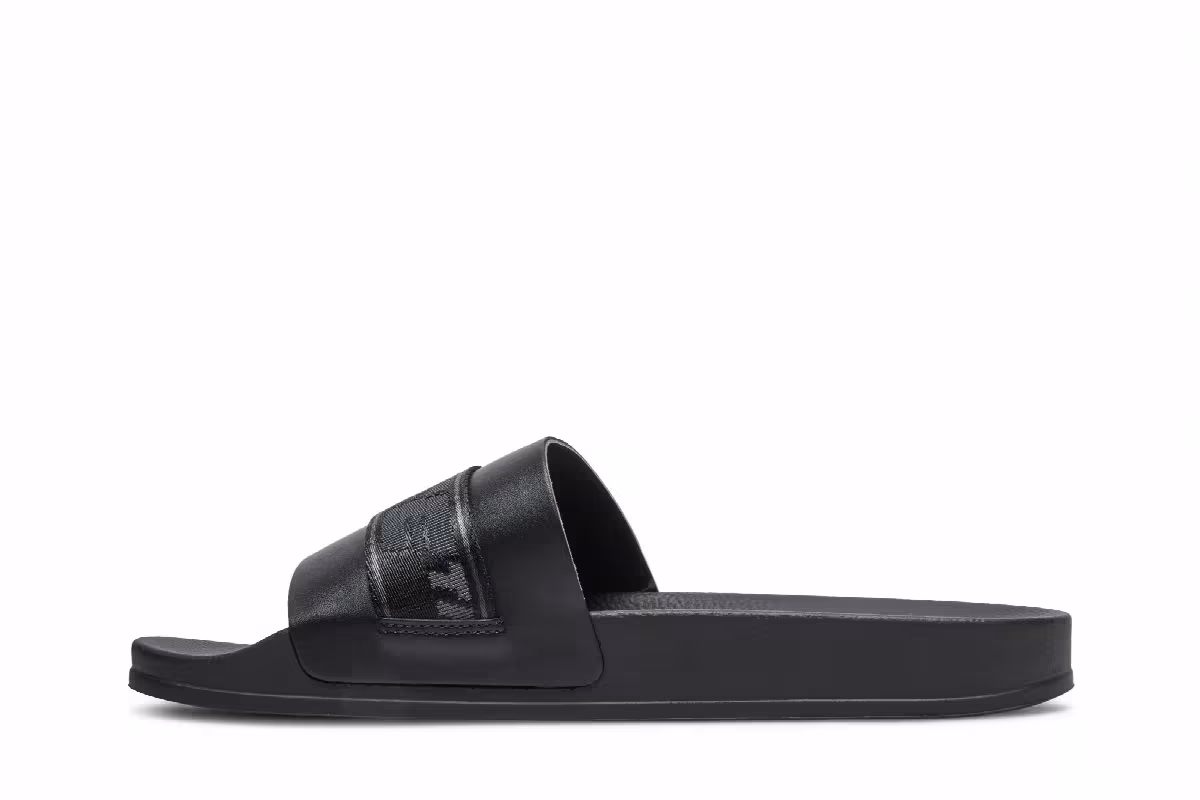 Off-White Industrial Sliders Black, view 4