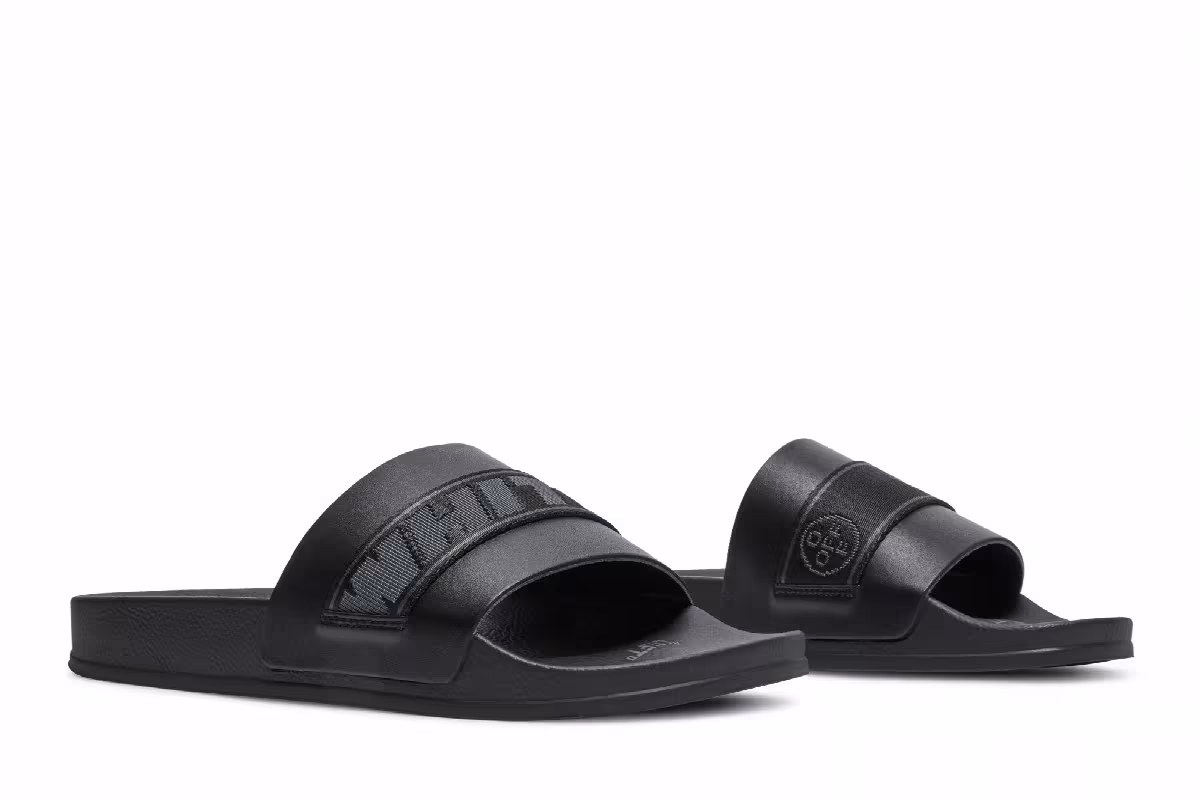 Off-White Industrial Sliders Black, view 9