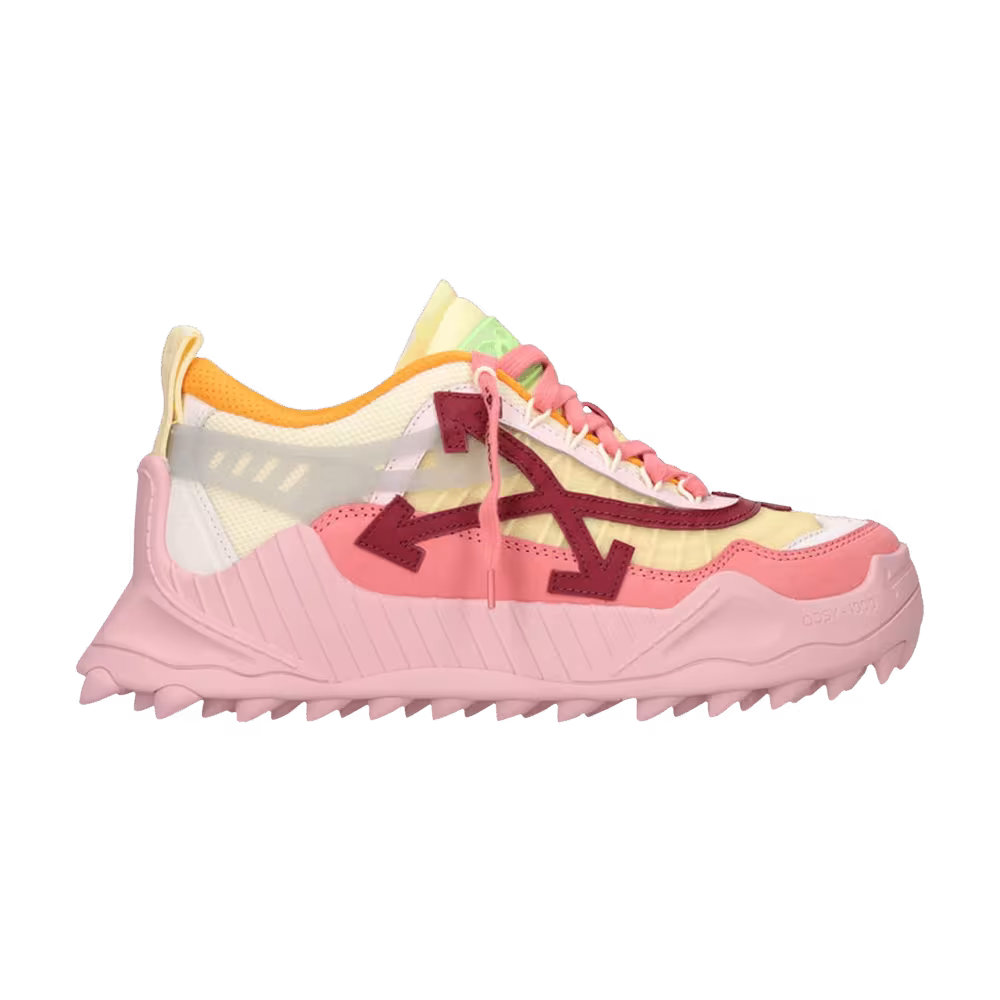 Off-White Women's ODSY-1000 Pink Yellow Burgundy