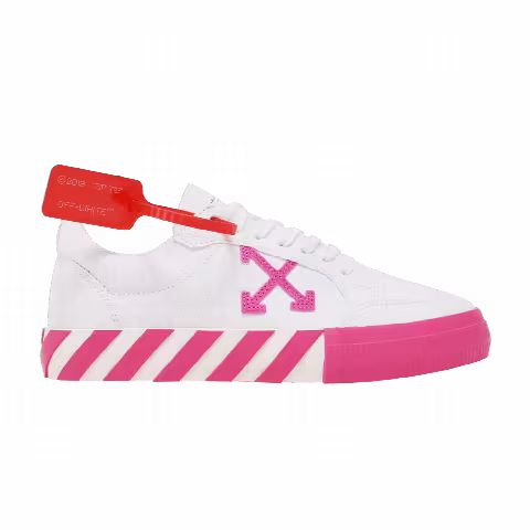 Off-White Wmns Arrow Vulcanized Low 'White Fuchsia'
