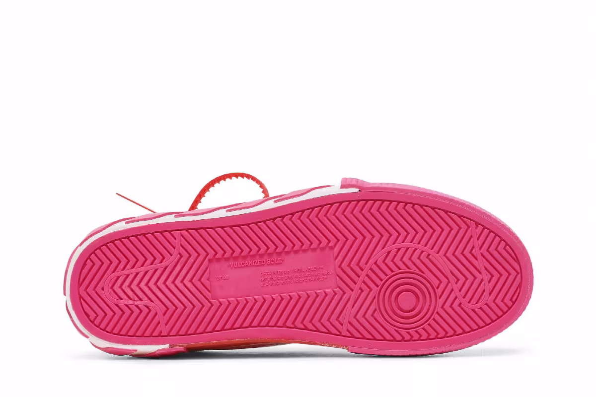 Off-White Women's Arrow Vulcanized Low White Fuchsia, view 5