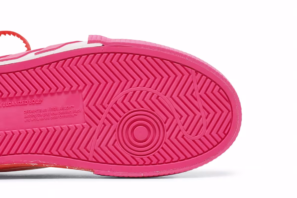 Off-White Women's Arrow Vulcanized Low White Fuchsia, view 6