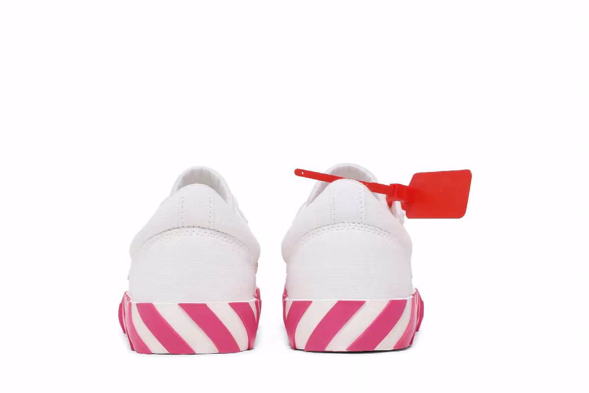 Off-White Women's Arrow Vulcanized Low White Fuchsia, view 7