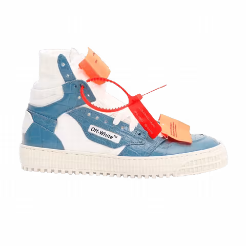 Off-White Wmns Low 3.0 'Blue Crocskin'