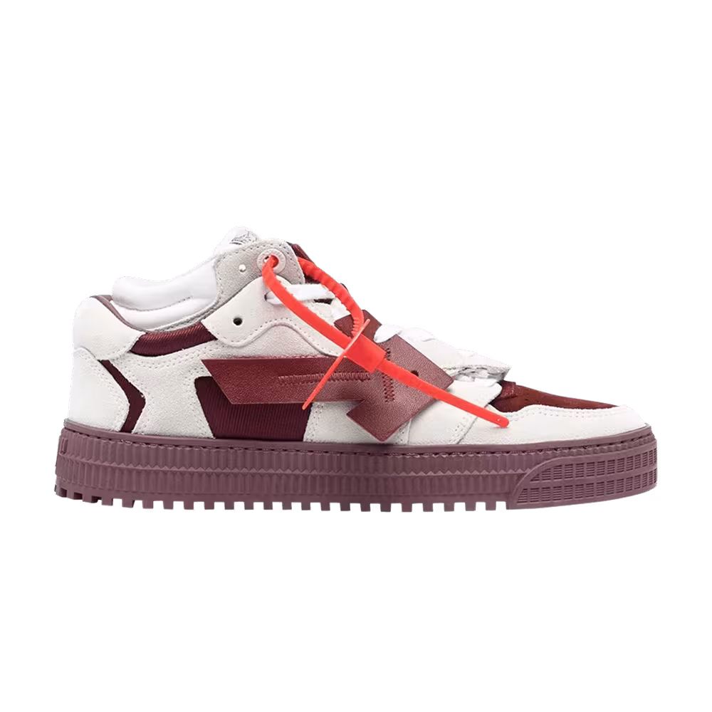 Off-White Women's 3.0 Low White Burgundy