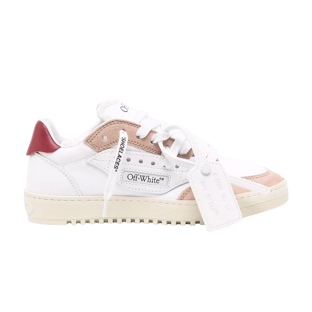 Off-White Women's 5.0 Low White Blush Pink Brick Red