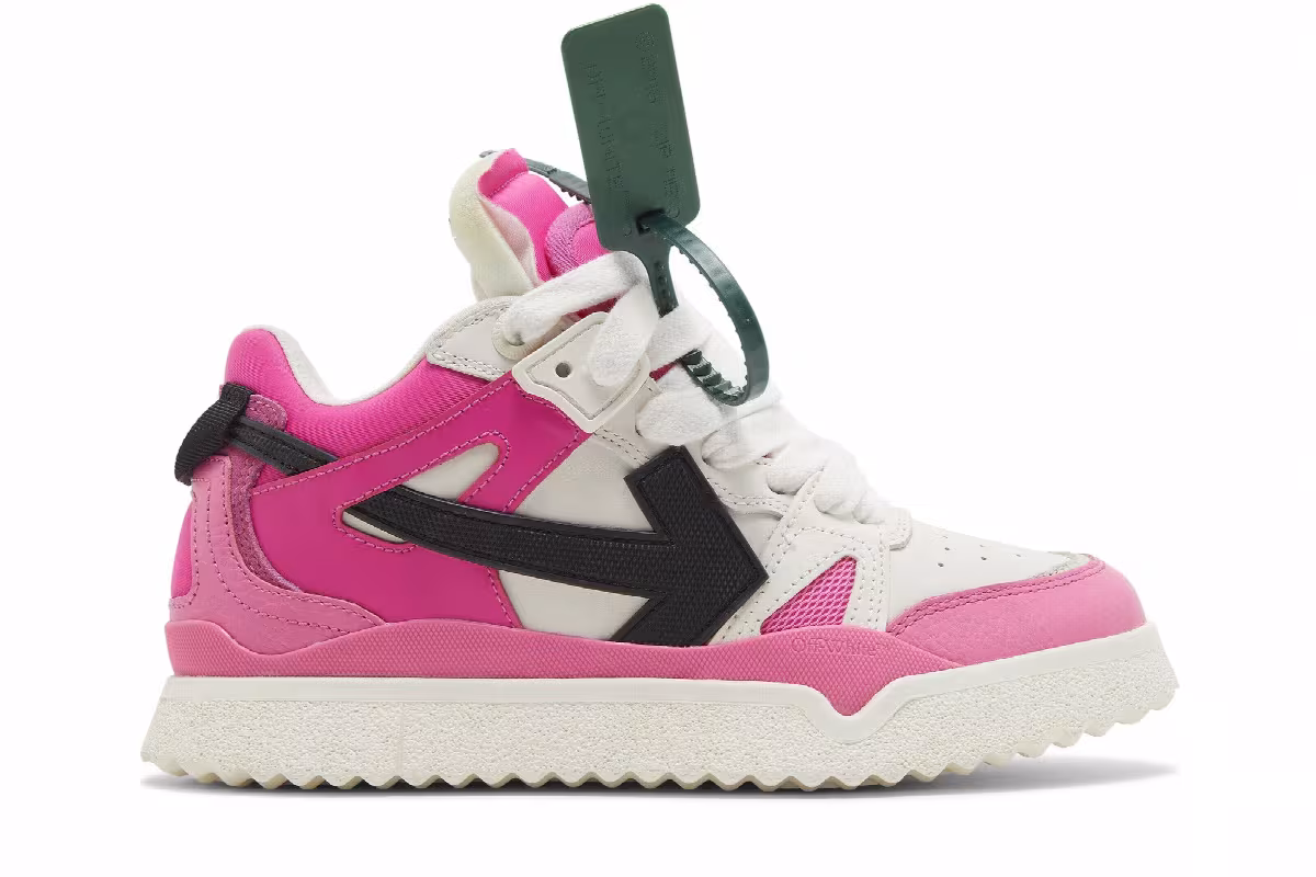 Off-White Women's New Mid Sponge Fuchsia Pink, view 2