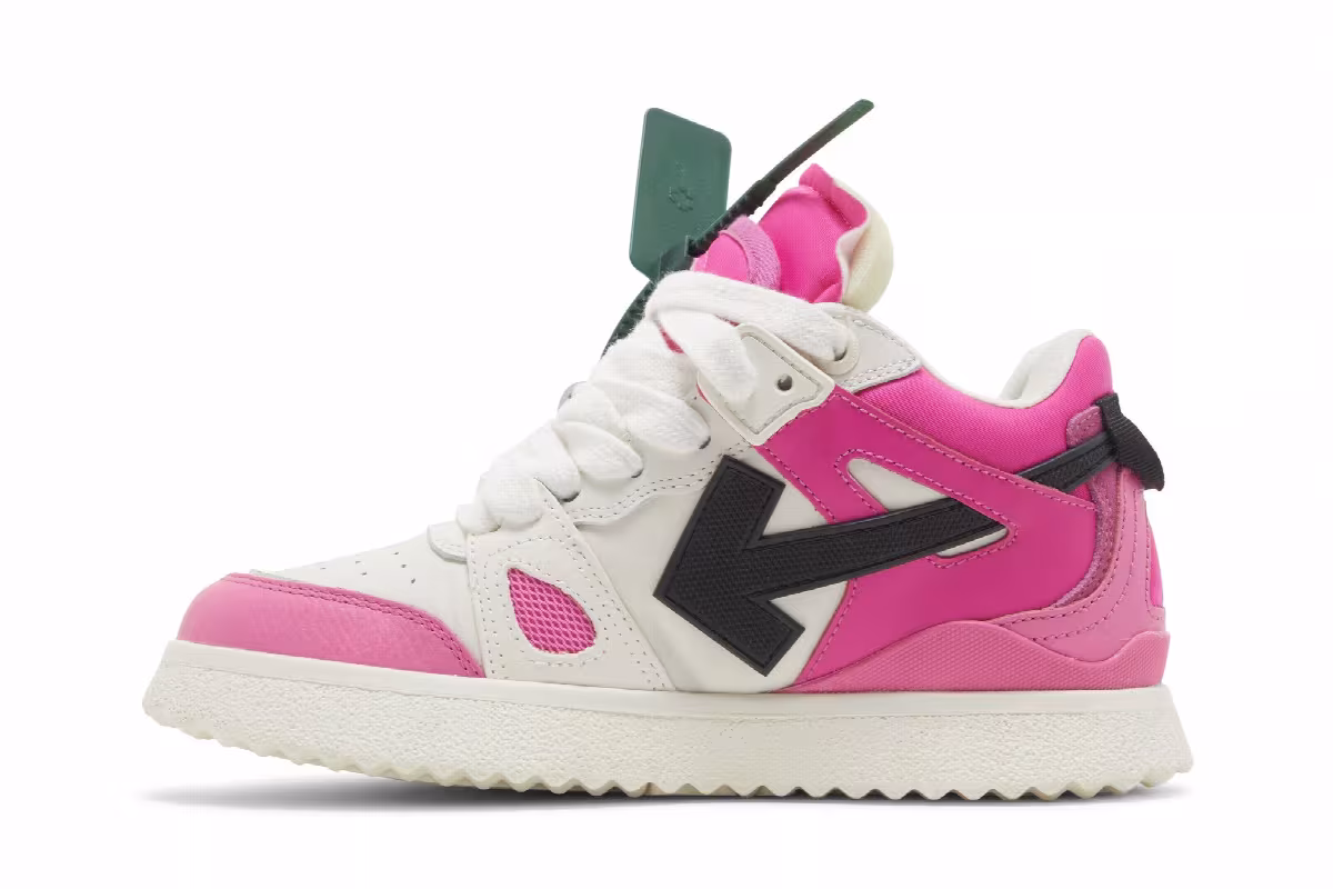 Off-White Women's New Mid Sponge Fuchsia Pink, view 4