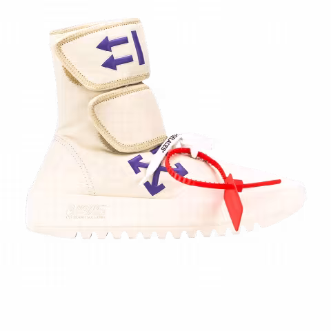 Off-White Wmns Moto Wrap Sneakers 'Beige Purple'