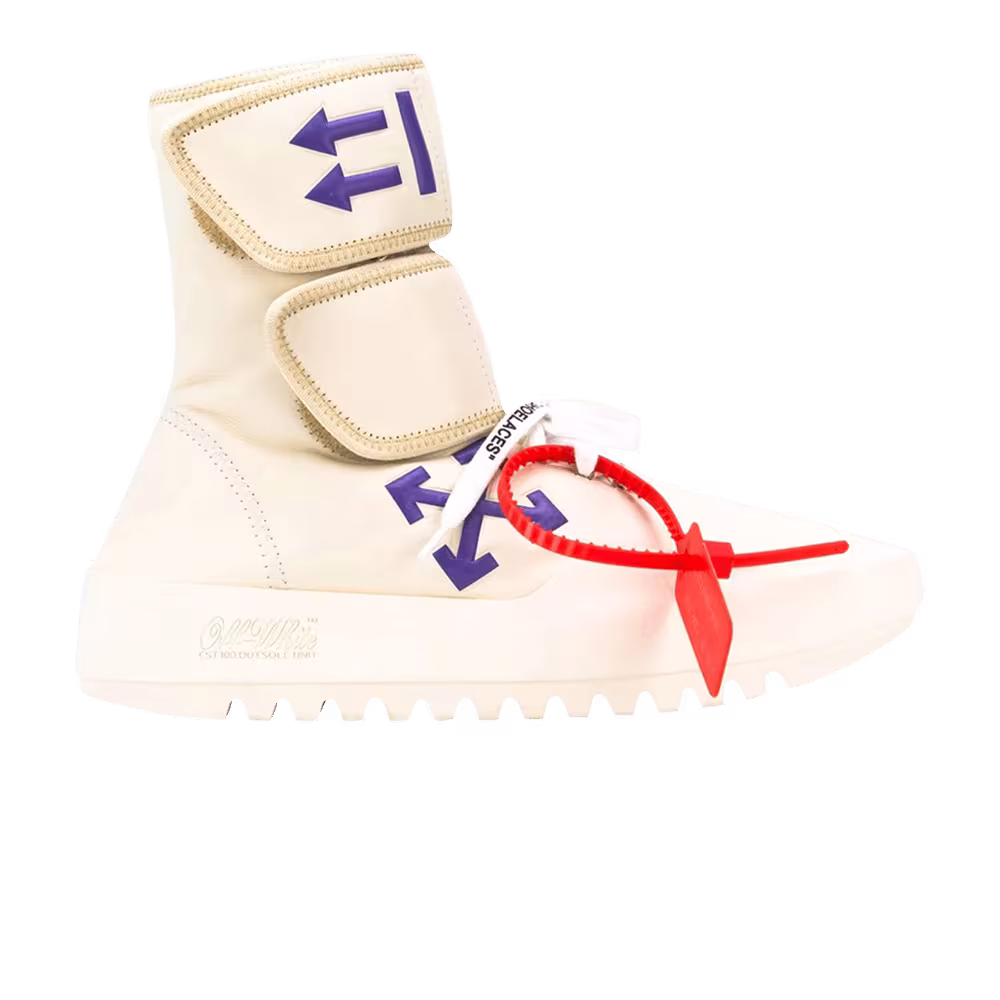Off-White Women's Moto Wrap Sneakers Beige Purple
