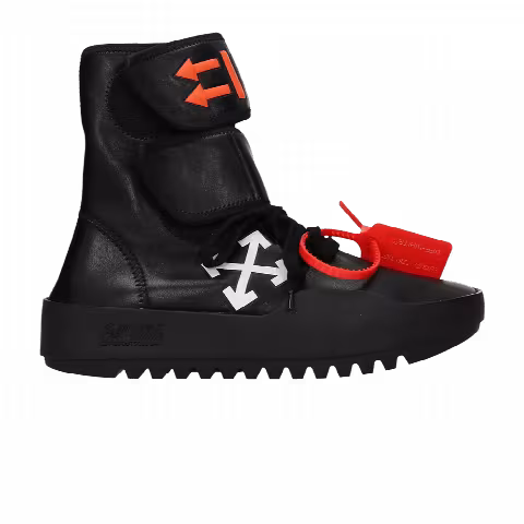 Off-White Wmns Moto Wrap Sneakers 'Black'