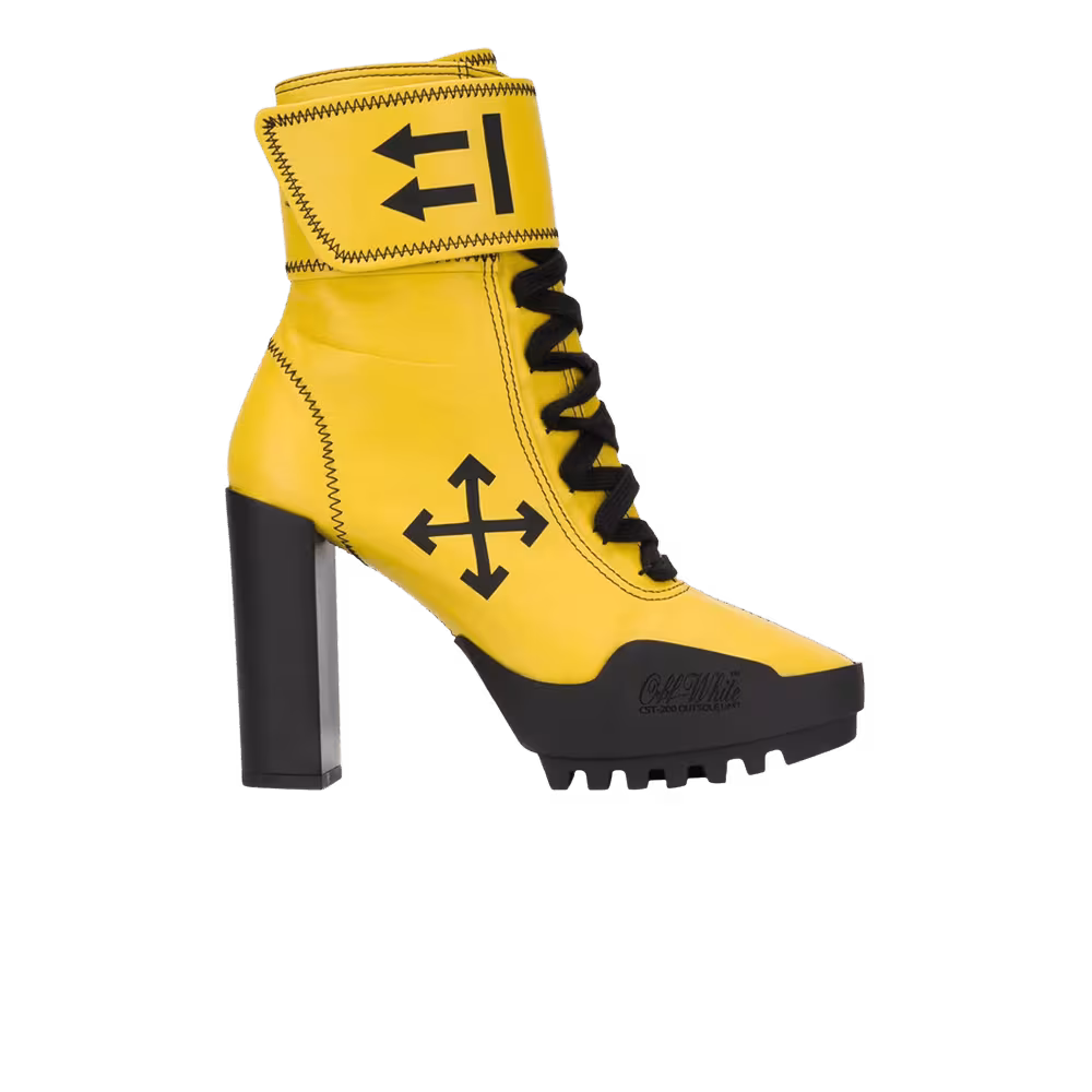 Off-White Women's Moto Wrap Boot Yellow