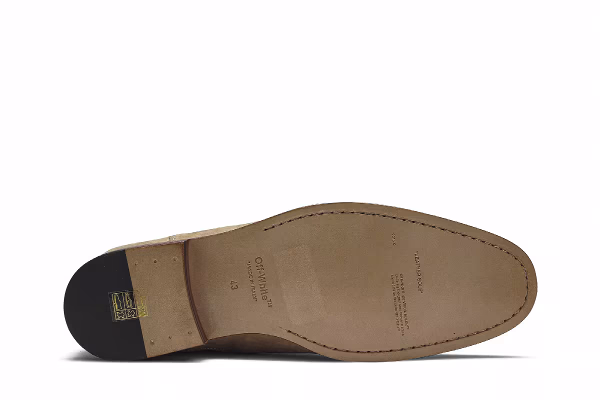 Off-White Diagonals Chelsea Boot Beige, view 5