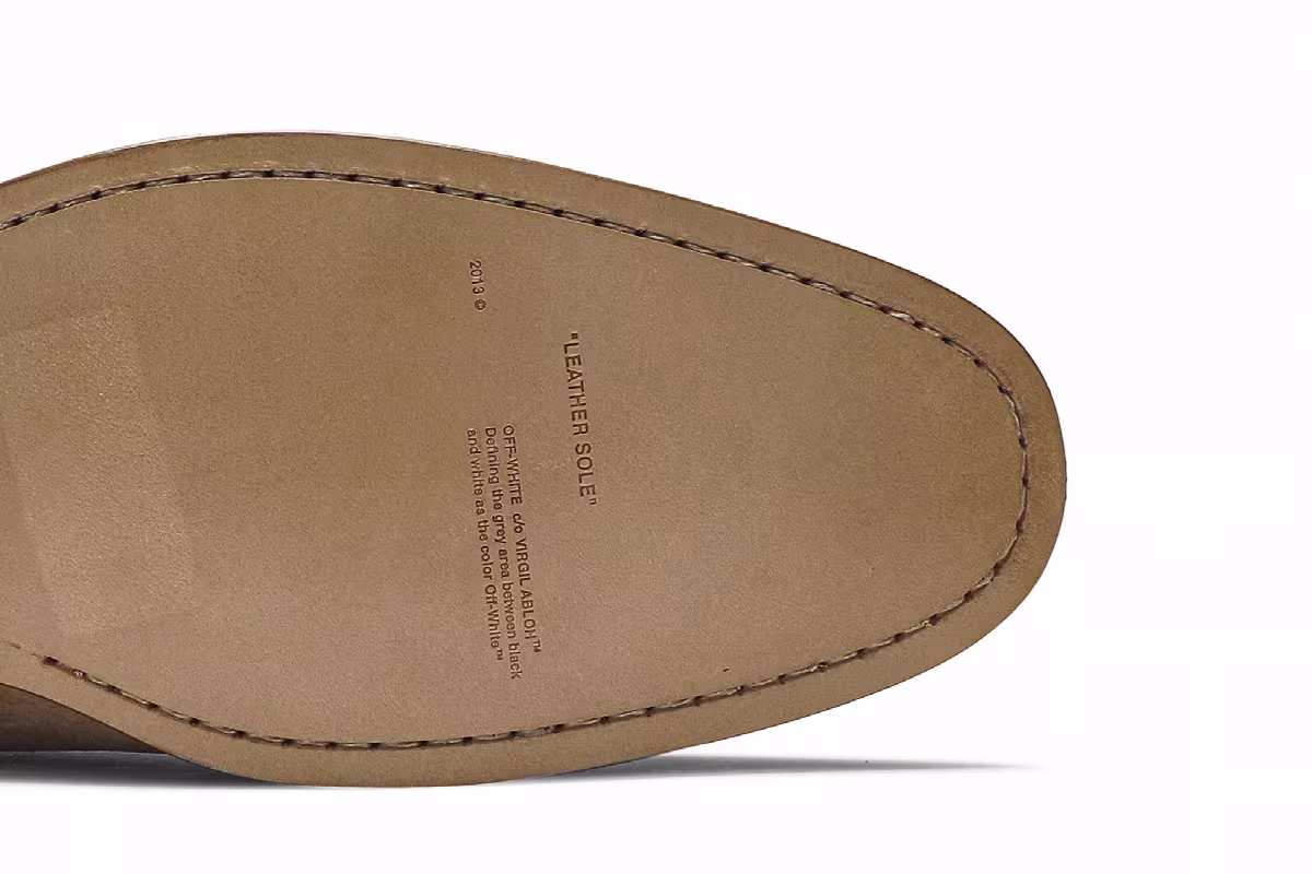 Off-White Diagonals Chelsea Boot Beige, view 6