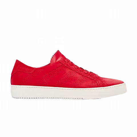 Off-White Perforated Striped Sneaker