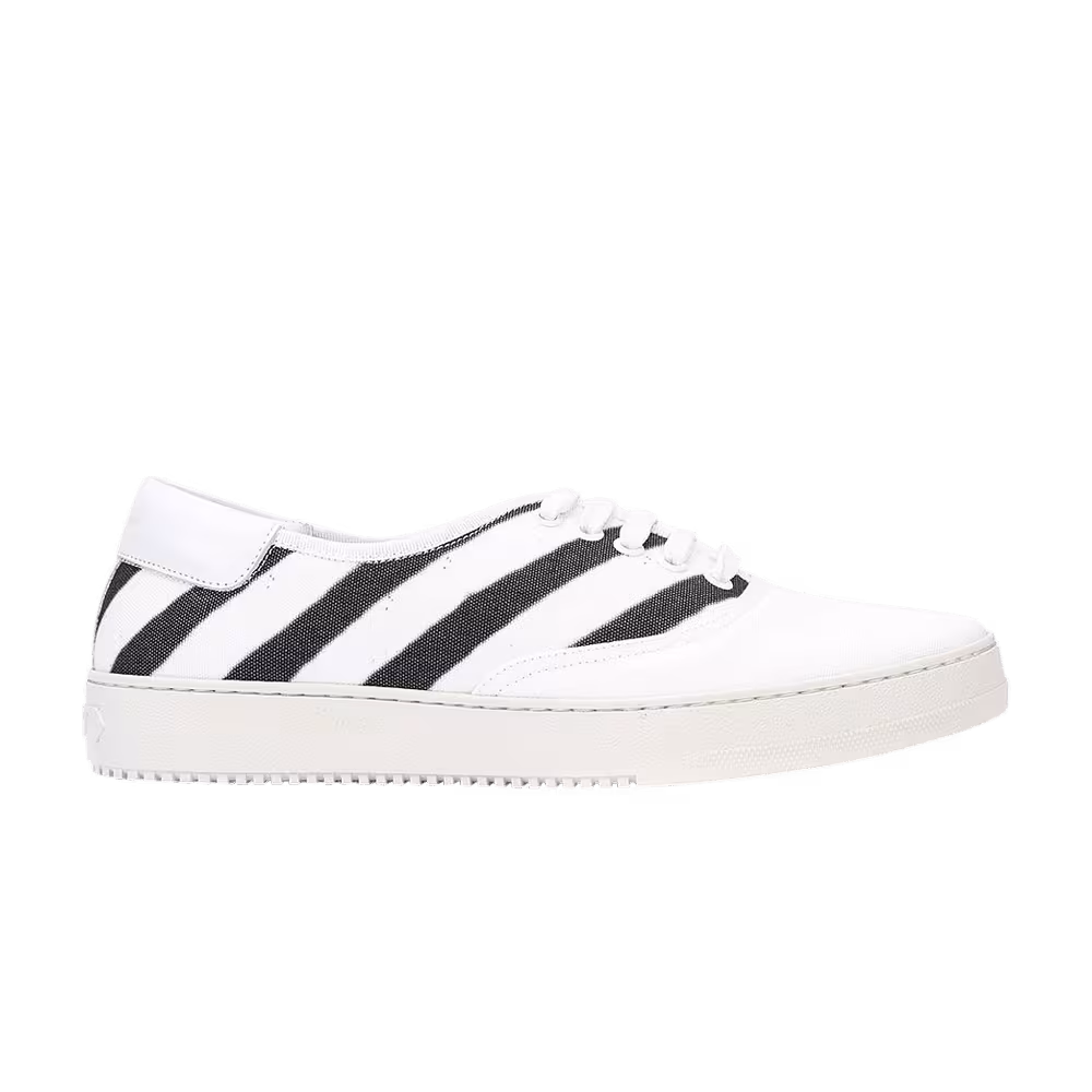 Off-White Diagonals Spray Authentic Sneaker White Black