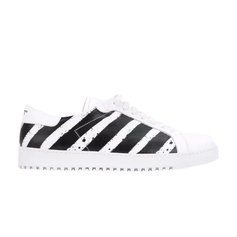 Off-White Spray Diagonals White Black 2018