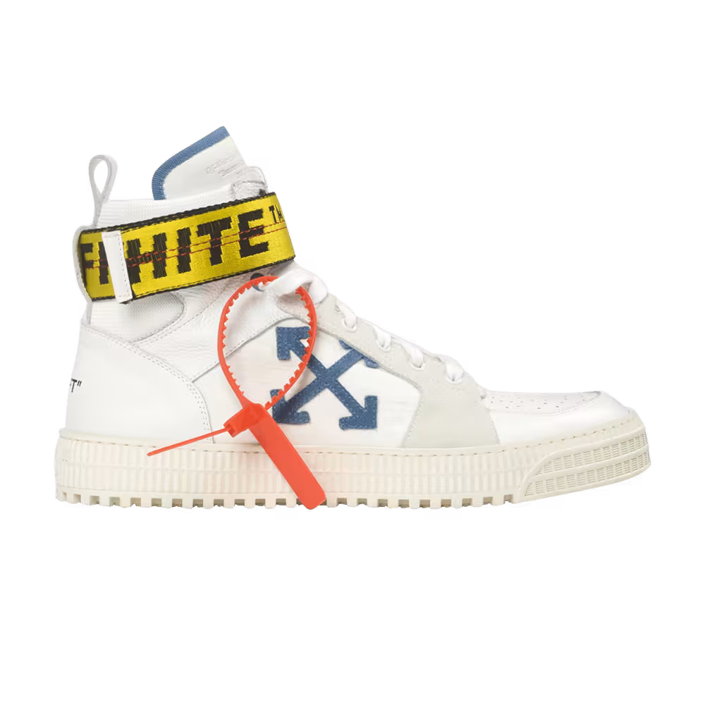 Off-White High Top Sneaker White Blue