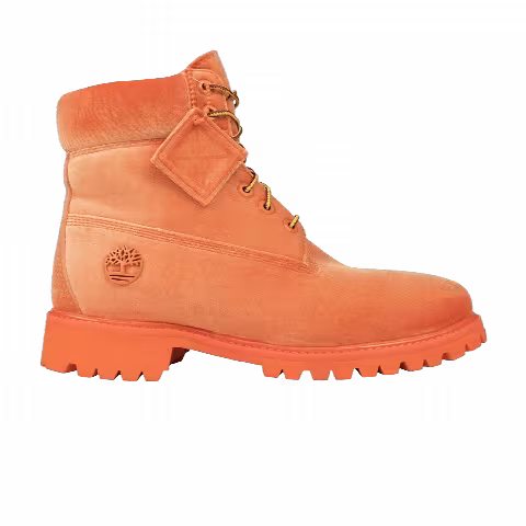 Off-White Timberland X OFF WHITE Velvet Boots 'Orange'