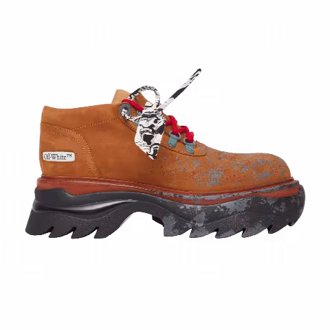 Off-White Chunky Ridged Sole Lace Up 'Honey Yellow'