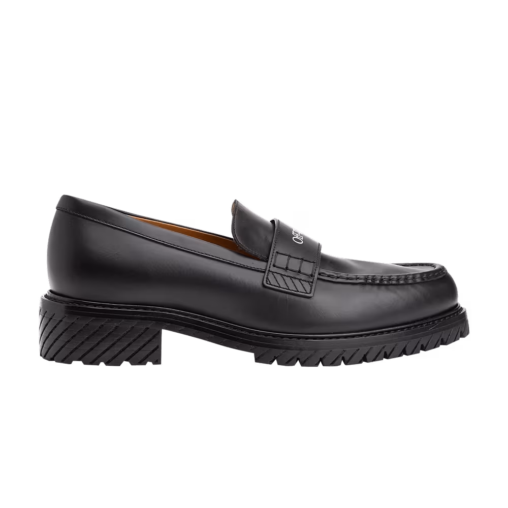 Off-White Combat Loafer Black White