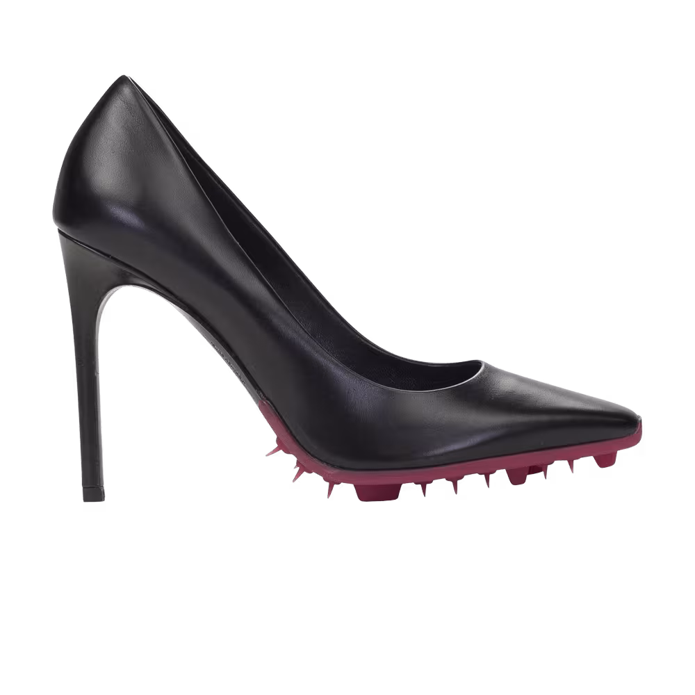 Off-White Women's Spike Sole Stiletto Heel Black