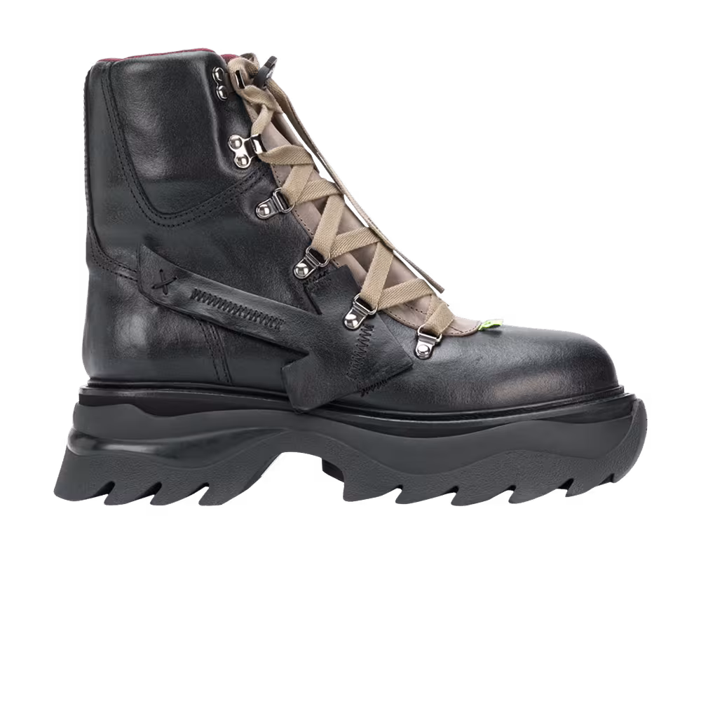 Off-White Equipment Platform Boot Black Beige