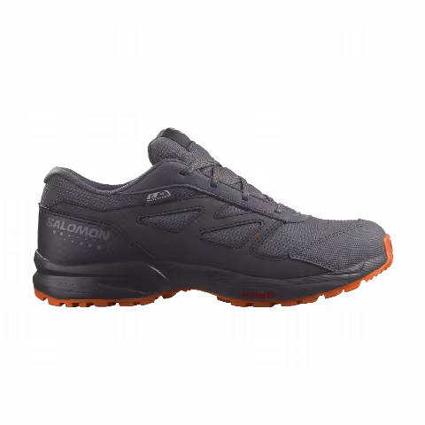 Salomon Outway CSWP Junior 'Ebony Shocking Orange Speckled'